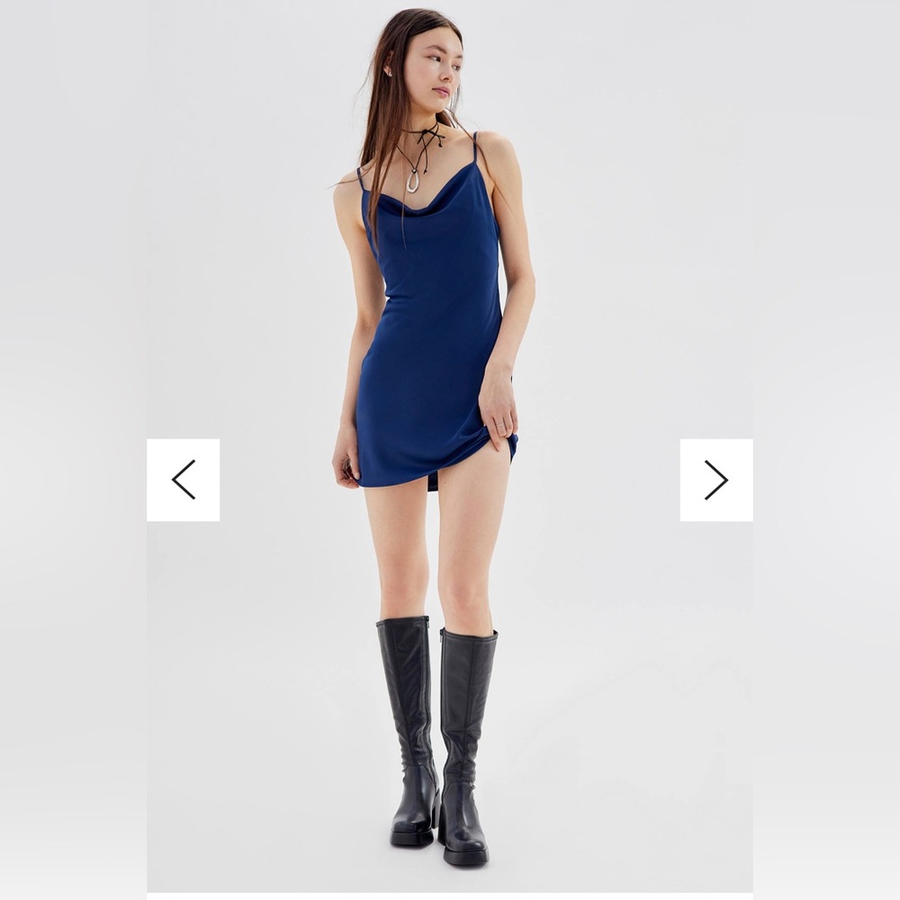 SOLD NWOT UO Mallory Cowl Neck Slip Dress